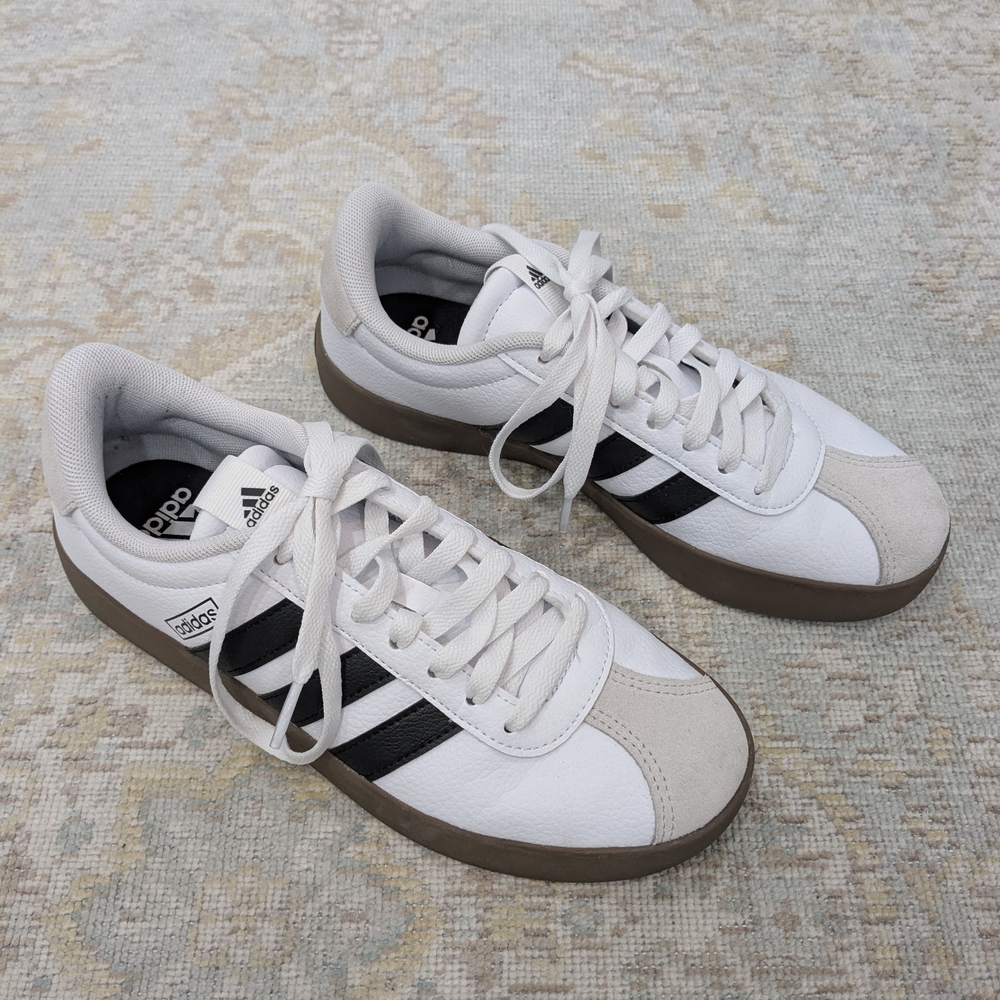 Adidas White and Black Sneakers